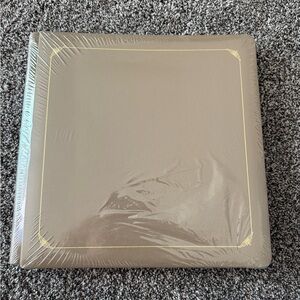 Brown Photo Album with Gold Accents